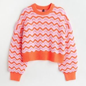 POINTELLE KNIT SWEATER